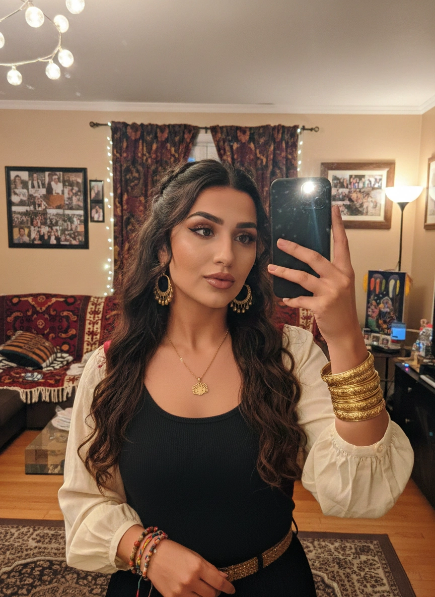 Cliente Maison Niglo portant le collier Niglo